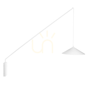 Kinkiet Step into Design SWING biały matowy E27, wys. 135 cm small 0