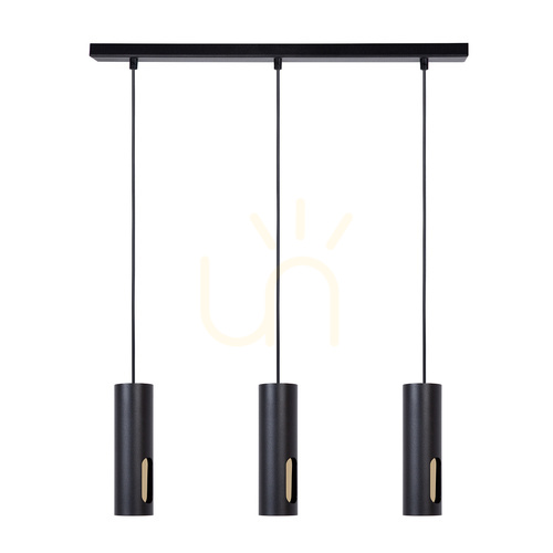Sprawdź Lampa wisząca Sigma FLOW 3 zwis czarno-złoty 41221