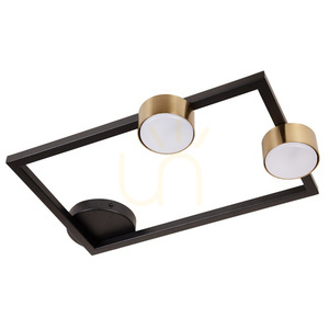 Plafon Sigma FRAME 2 czarno-złoty 41283 small 0