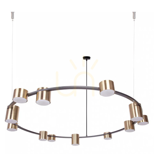 Sprawdź Żyrandol Sigma KODO 12 czarno-złoty GX53 112 cm 41333