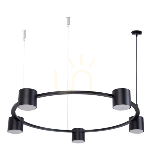 Sprawdź Żyrandol Sigma KODO 5 czarny GX53 72 cm stal lakierowana 41335