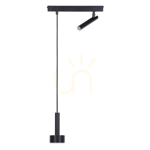 Lampa wisząca Sigma STAMP czarna stal lakierowana 2xGX53 41245 small 0