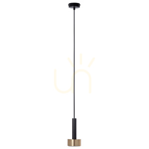Lampa wisząca Sigma STAMP 1 czarno-złota 41249 0 Lampa wisząca Sigma STAMP 1 czarno-złota 41249 small 0