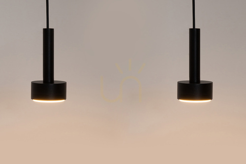 Sprawdź Lampa wisząca Sigma STAMP 2 czarna stal 50 cm 2x GX53 41243
