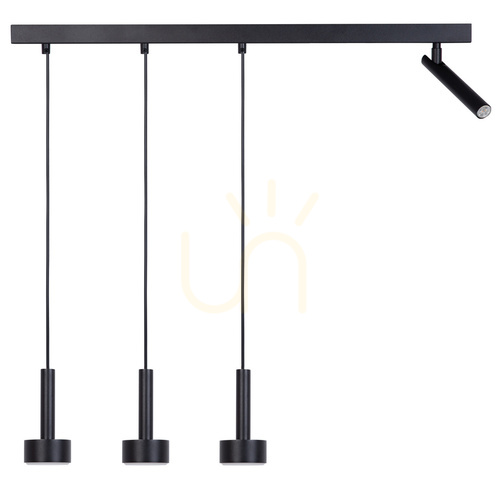 Sprawdź Lampa wisząca Sigma STAMP 4-punktowa czarna GX53 80 cm 41246
