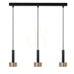Lampa wisząca Sigma STAMP 3 czarno-złota 41251 0 Lampa wisząca Sigma STAMP 3 czarno-złota 41251 small 0