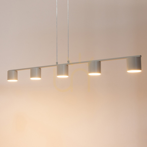 Sprawdź Lampa wisząca Sigma MILA 5 szary beż 100 cm GX53 41357