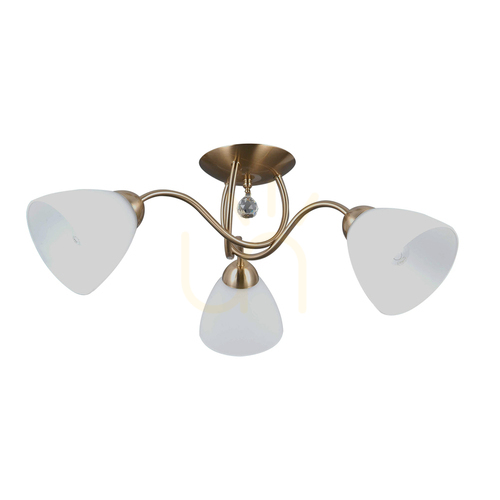 Sprawdź Lampa wisząca Italux Lugano chrom biały 3xE27 PND-5643-3-HBR