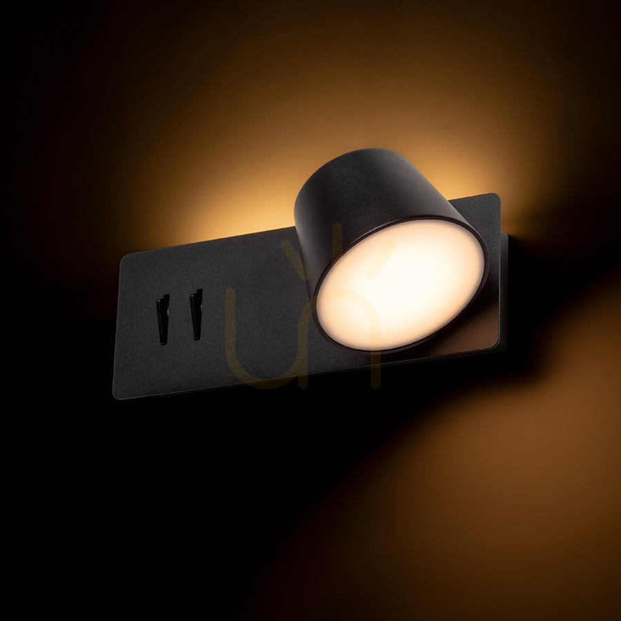 Obejrzyj Spot Rendl R14522 Amadeus Led Lampa Punktowa, Nad łóżko Czarna Spot Rendl R14522 Amadeus Led Lampa Punktowa, Nad łóżko Czarna