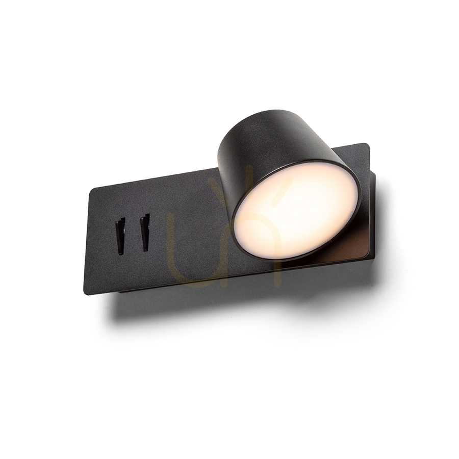 Sprawdź Spot Rendl R14522 Amadeus Led Lampa Punktowa, Nad łóżko Czarna Spot Rendl R14522 Amadeus Led Lampa Punktowa, Nad łóżko Czarna