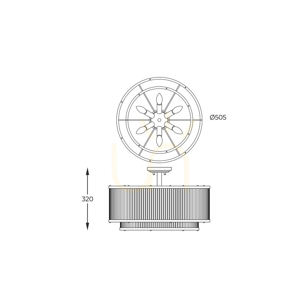 Zobacz Plafon Zuma Line SERGIO C0528-06H-F4AC Chrom 6xE14 Plafon Zuma Line SERGIO C0528-06H-F4AC Chrom 6xE14