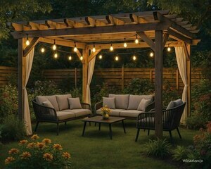 Czarna Girlanda Zewnętrzna Summer Time S14 Filament 2200 K 36 V 10x E27 Ip44 IP44 small 3