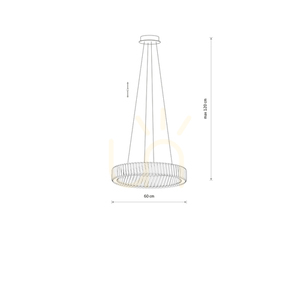 Żyrandol LUXORA LED 11705 Nowodvorski small 1
