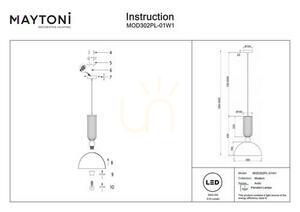 Lampa wisząca ANTIC MOD302PL-01W1 Maytoni 7 Lampa wisząca ANTIC MOD302PL-01W1 Maytoni small 7