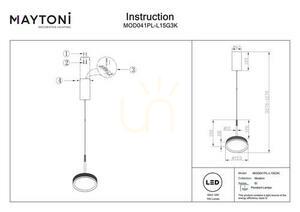 Lampa wisząca EL MOD041PL-L15G3K Maytoni 10 Lampa wisząca EL MOD041PL-L15G3K Maytoni small 10