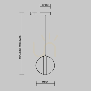 Lampa wisząca MISTERIO MOD379PL-L6B2.7K Maytoni small 13