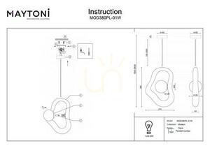 Lampa wisząca OPUS MOD380PL-01W Maytoni small 10