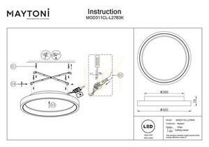 Plafon ORIGN MOD311CL-L27B3K Maytoni small 8