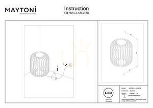 Lampa zewnętrzna stojąca Maytoni Wisp grafitowy LED IP54 65 cm O478FL-L18GF3K small 7
