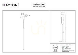 Lampa wisząca RAY P022PL-L20G3K Maytoni small 8