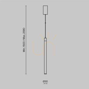 Lampa wisząca RAY P022PL-L20G3K Maytoni small 9