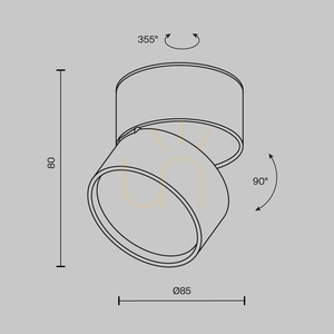 Plafon ONDA C024CL-12W3K-B-1 Maytoni small 8