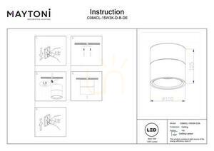 Plafon YIN C084CL-15W3K-D-B-DE Maytoni small 7
