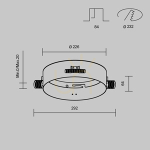 Akcesoria do lampa wbudowana DLA032-TRS24-W Maytoni Maytoni small 7