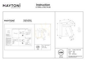 Kinkiet ARON C179WL-L7W2.7K-DE Maytoni small 8
