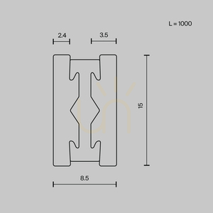Szyna oświetleniowa FLARITY TRX154-111BS Maytoni small 6