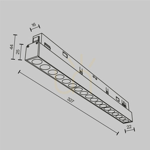 Lampa do szynoprzewodów POINTS TR031-4-18WTW-DD2-W Maytoni small 7