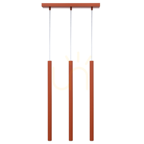 Sprawdź Lampa wisząca Sigma SOPEL 3 ceglany 41451