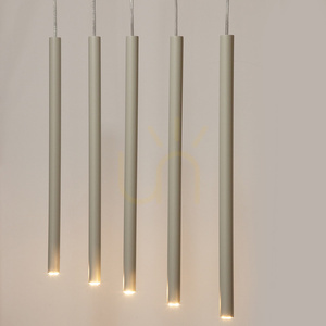 Lampa wisząca Sigma SOPEL 5 szary beż stal lakierowana 41456 small 1