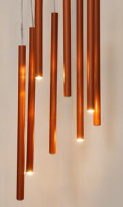 Lampa wisząca Sigma SOPEL 8 ceglana stal lakierowana 30 cm 41463 small 1