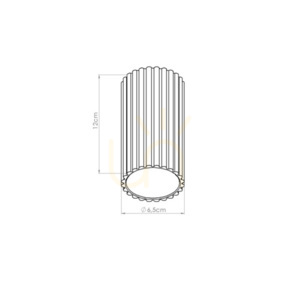 Plafon IVAR mocca LED 3000K - THORO small 1