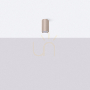 Plafon IVAR taupe LED 3000K - THORO small 1