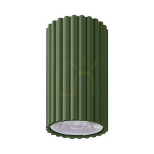 Plafon IVAR zielony oliwkowy LED 4000K - THORO small 0
