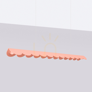 Lampa wisząca BISCUIT brzoskwiniowy LED 3000K - THORO small 1