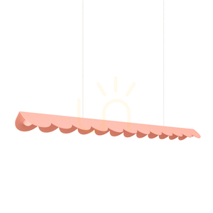 Lampa wisząca BISCUIT brzoskwiniowy LED 3000K - THORO small 0