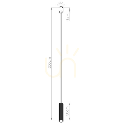 Sprawdź Lampa wisząca IVAR 1 brzoskwiniowa LED 3000K - THORO