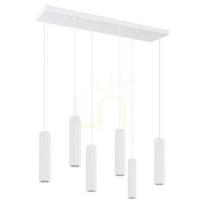 Lampa wisząca IVAR 6L biała LED 4000K - THORO small 0