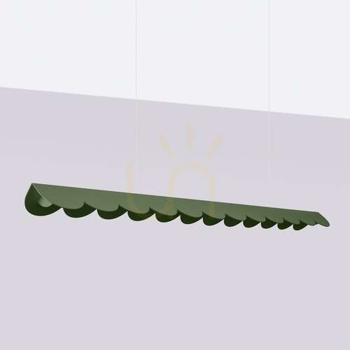 Sprawdź Lampa wisząca BISCUIT zielona oliwka LED 4000K - THORO