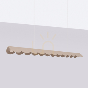 Lampa wisząca BISCUIT taupe LED 4000K - THORO small 1