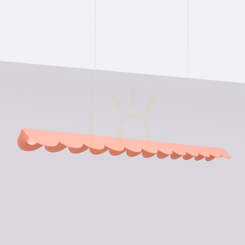 Sprawdź Lampa wisząca BISCUIT brzoskwiniowy LED 4000K - THORO