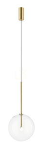 Lampa wisząca Zuma Line MILAN P0606-01B-2GAC Złoty 1xG4 small 0