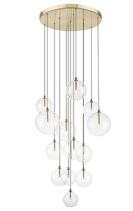 Lampa wisząca Zuma Line MILAN P0606-13B-2GAC Złoty 13xG4 small 0