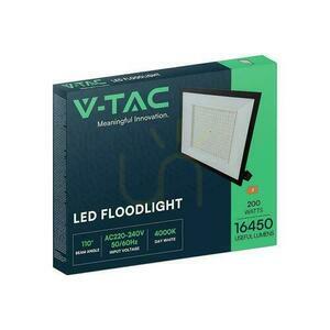 Projektor LED V-TAC 200W LED SMD 6400K Czarny VT-44208 6500K 16450lm small 2