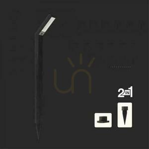Słupek Ogrodowy V-TAC Solarny LED 1,7W 2w1 Baza+Szpilka Wbijana 85cm VT-10185 3000K-4000K-6500K 80lm 3 Lata Gwarancji small 5