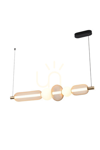 Sprawdź Lampa wisząca Zuma Line SAAR MD2596-5B-3BGT Czarny 1xLED