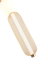Lampa wisząca Zuma Line SAAR MD2596-5A-3BGT Czarny 1xLED small 1